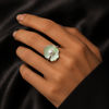 Dreamy green Filigree Band